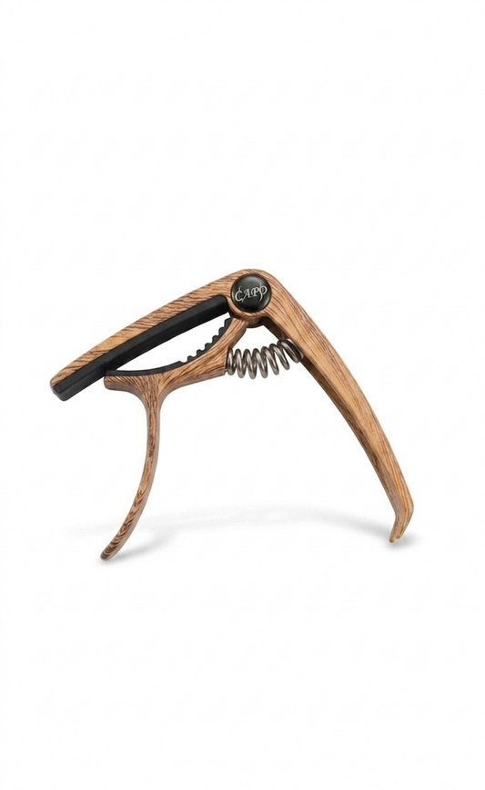Premium Wood-Grain Guitar Capo for Acoustic and Electric Guitars