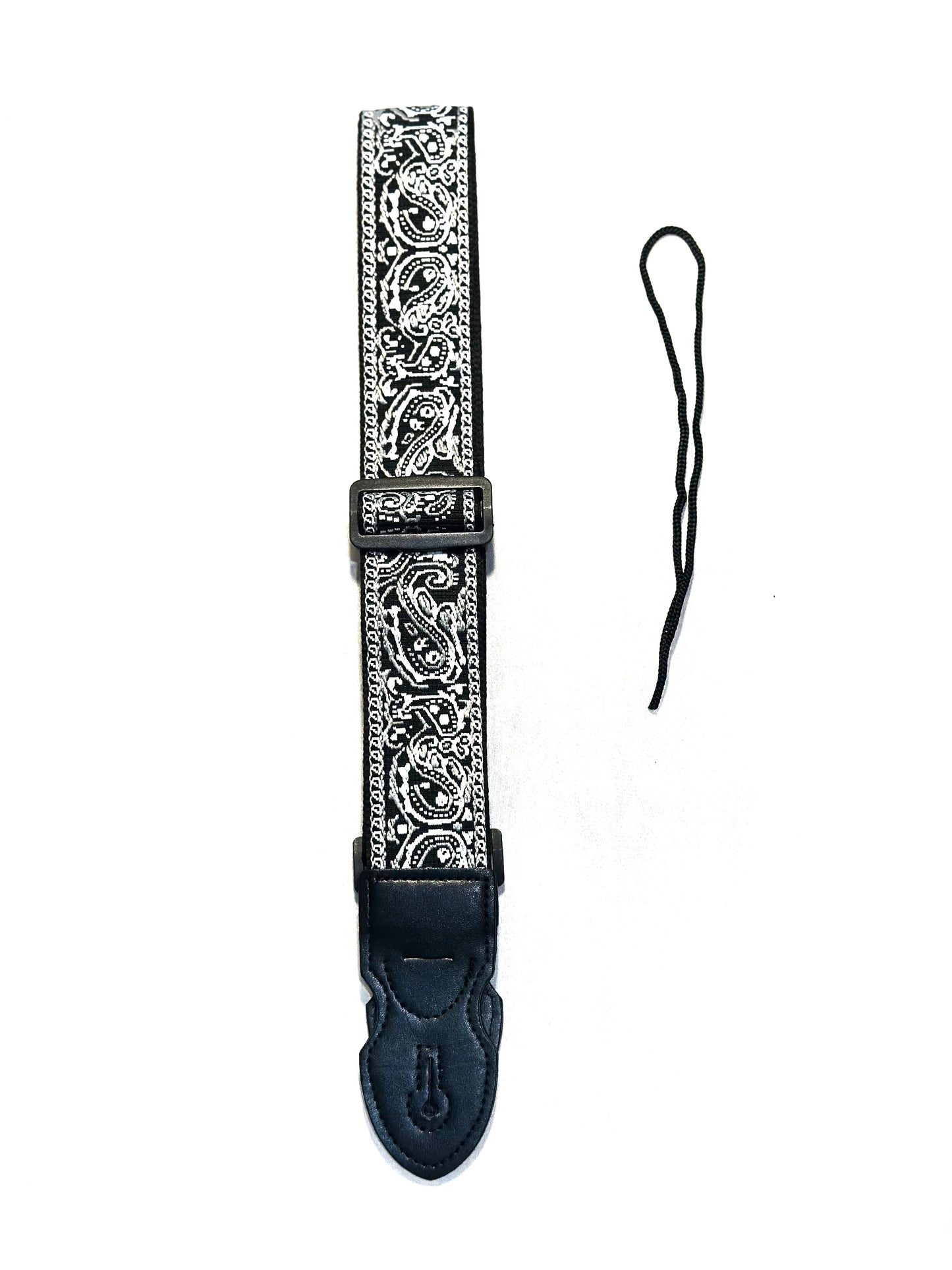 Strap: Black & White Paisley