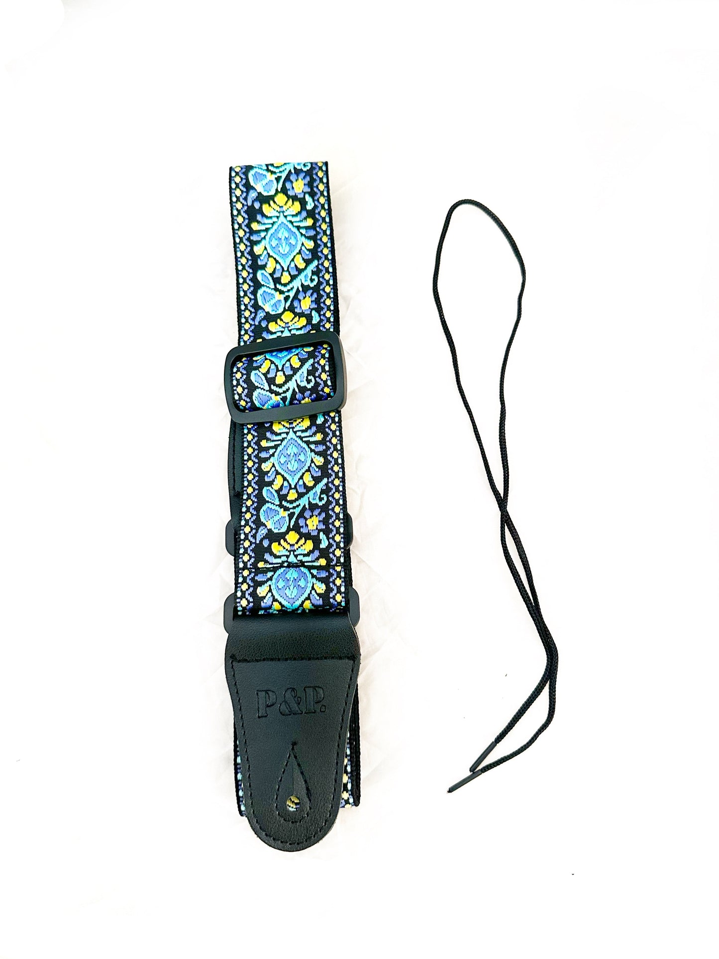 Strap: Blue & Yellow Jacquard