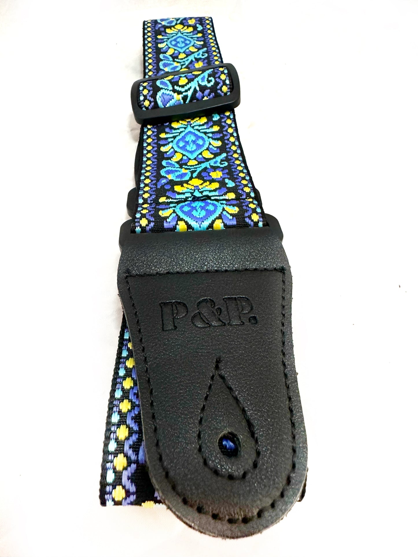 Strap: Blue & Yellow Jacquard