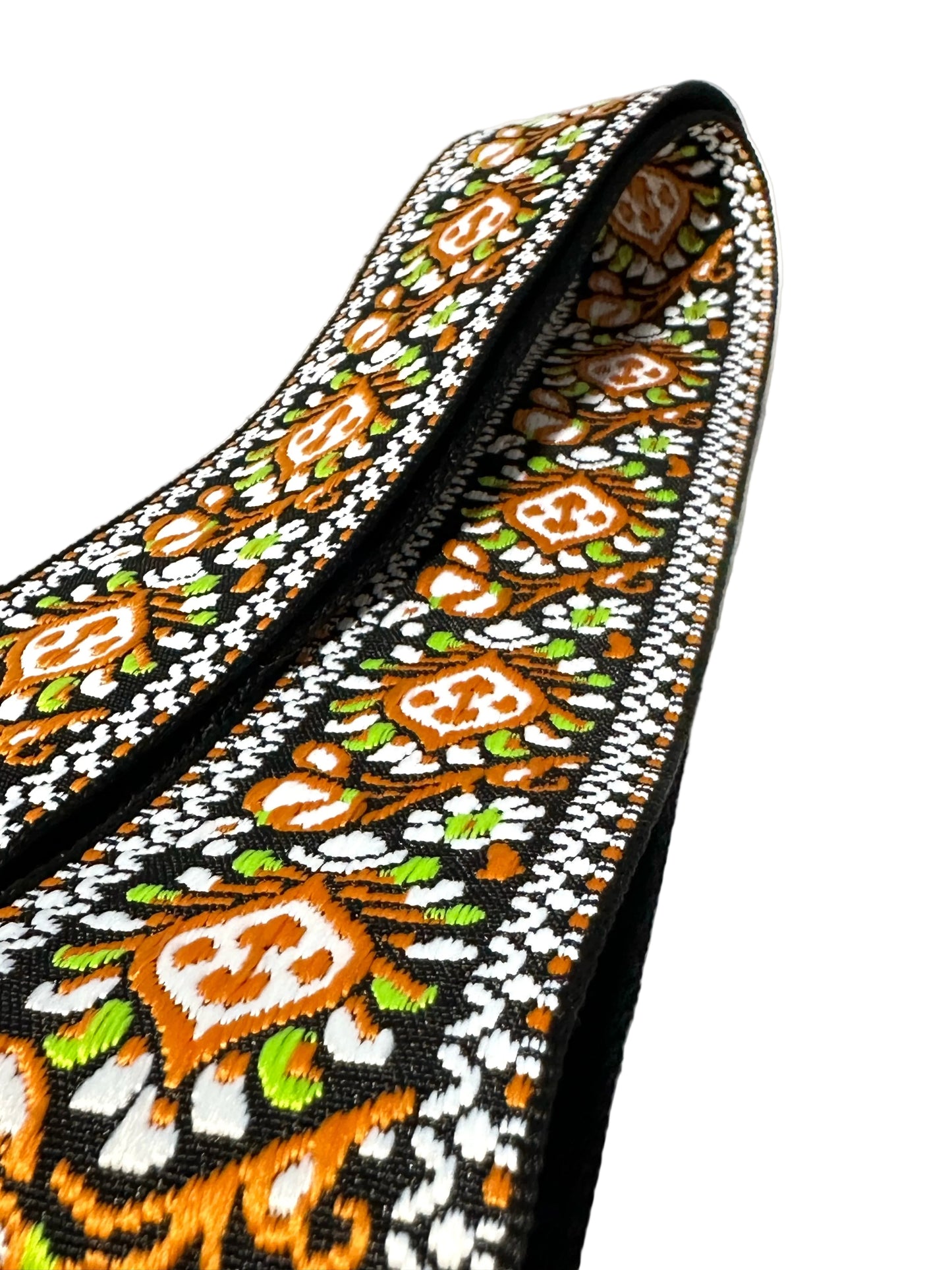 Strap: Sunset Orange & Sage Jacquard