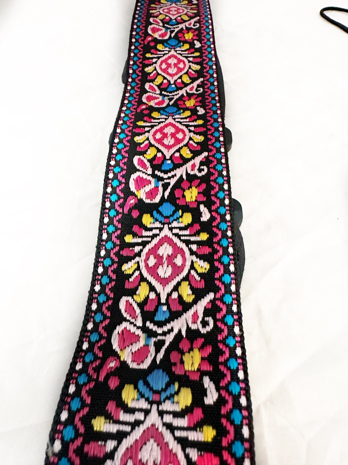 Strap: Magenta Floral Jacquard
